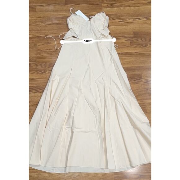 ANNA OCTOBER Ivory Uma Maxi Dress size Large - Picture 7 of 13